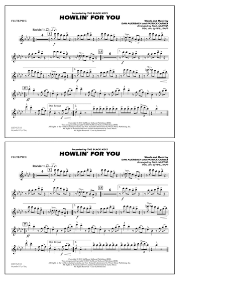 Howlin' For You - Flute/Piccolo