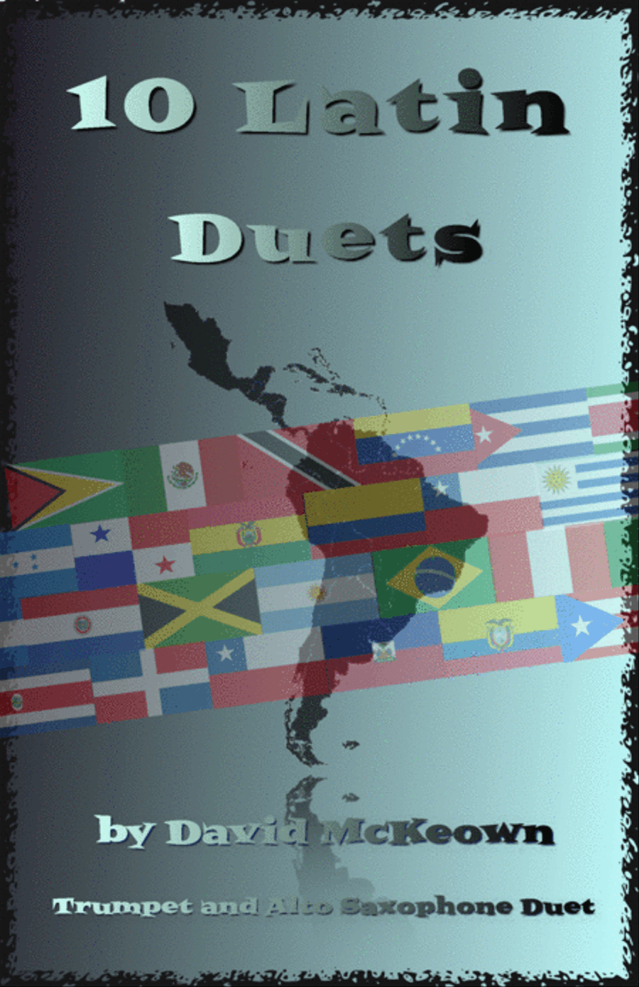 10 Latin Duets, for Trumpet and Alto Saxophone Alto Saxophone scores gallery preview page 1