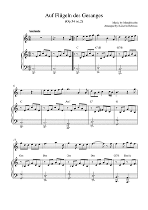 Auf Flügeln des Gesanges (On Wings of Song, Op.34 no.2)