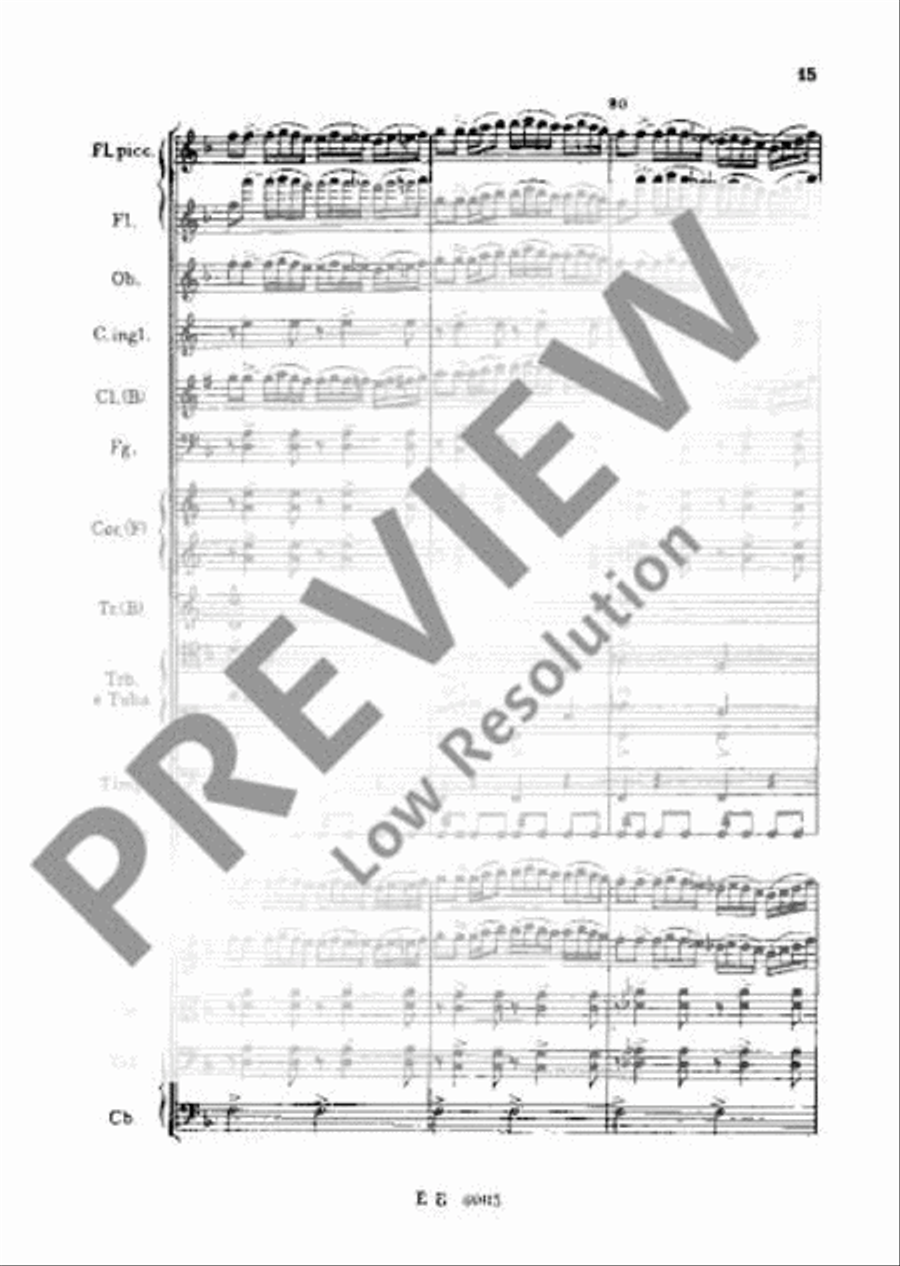 Polovtsian Dances Orchestra scores gallery preview page 18