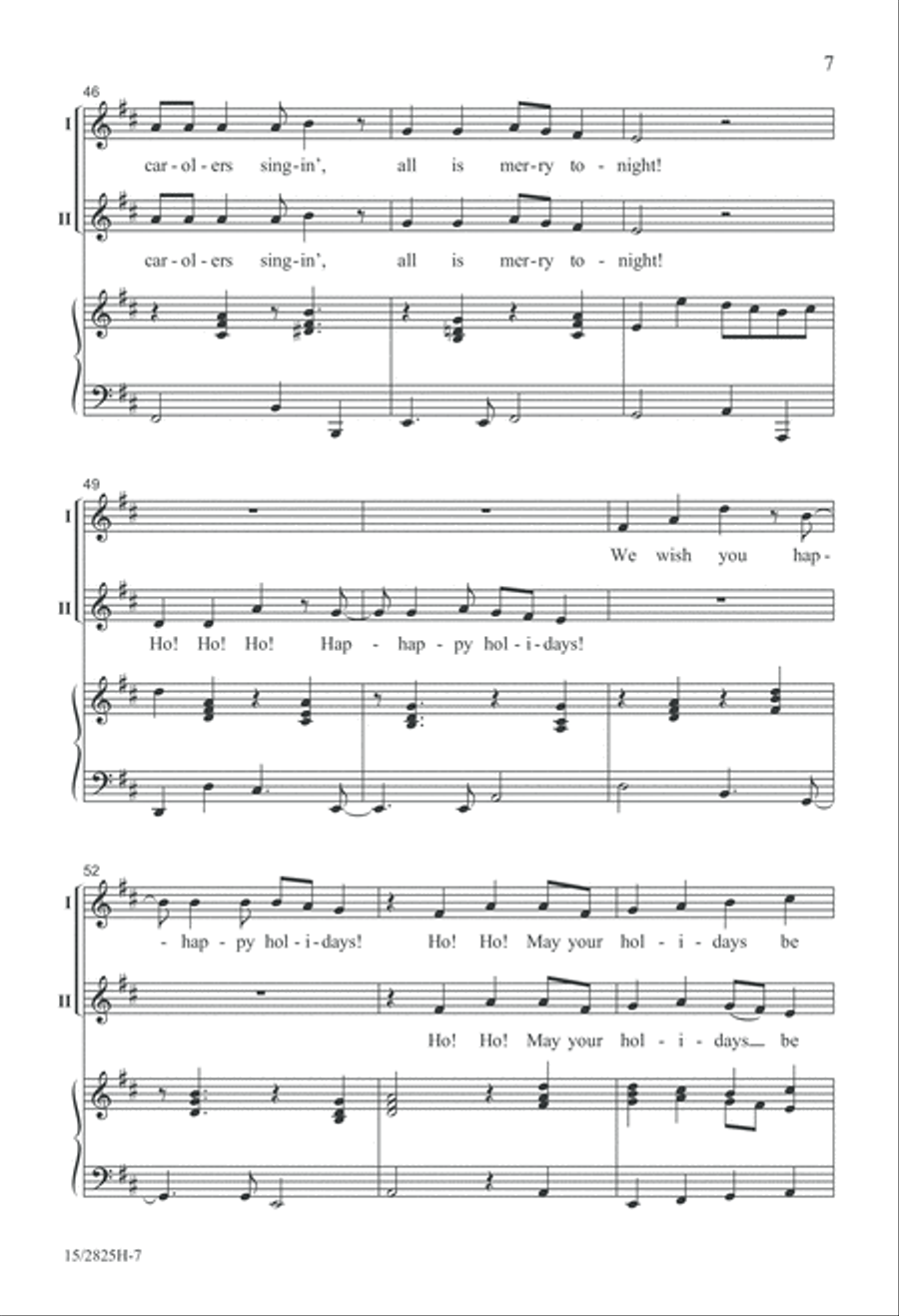 Happy Holidays! Happy Holidays! 2-Part scores gallery preview page 7