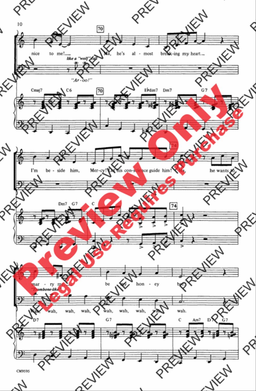 Anything Goes! (A '20s Medley) 4-Part scores gallery preview page 9