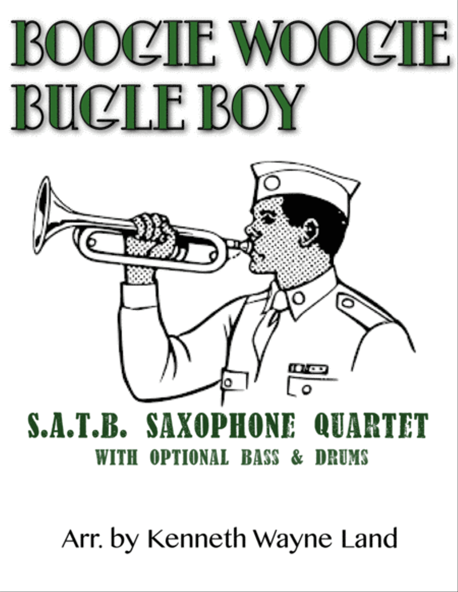 Boogie Woogie Bugle Boy Saxophone Quartet scores gallery preview page 1