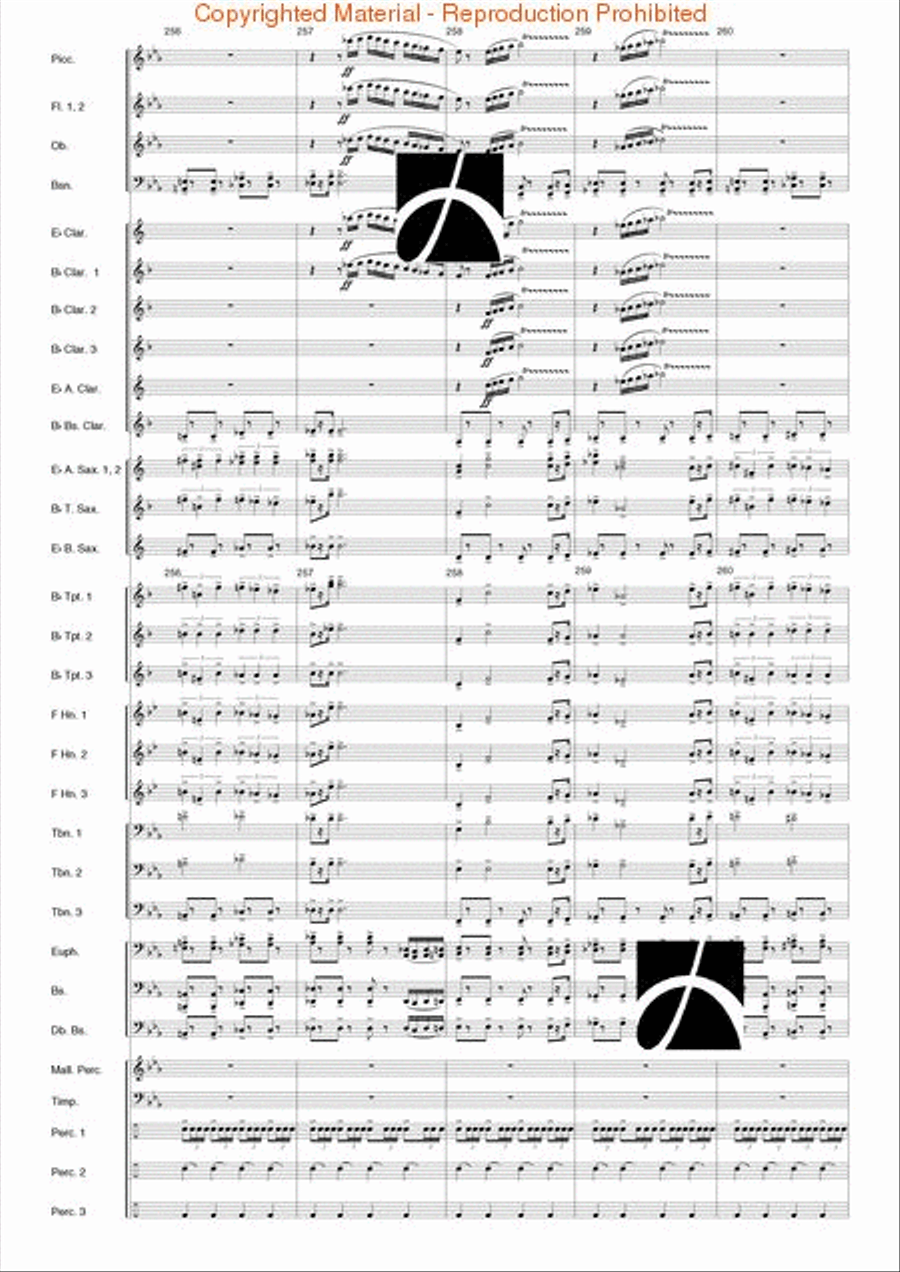Virginia Concert Band scores gallery preview page 40