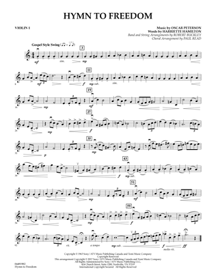 Hymn to Freedom - Violin 1