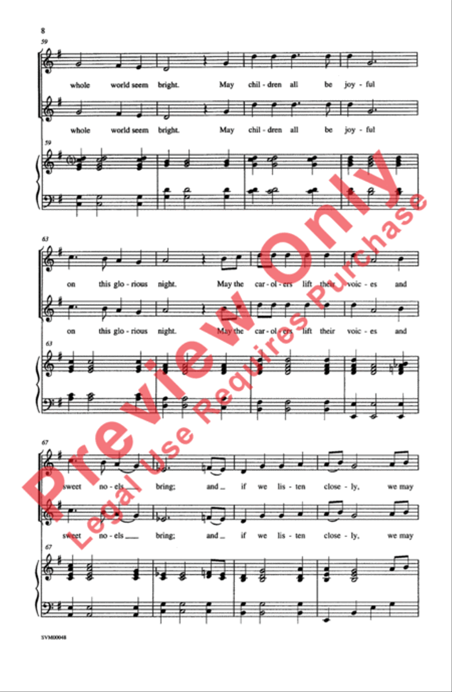 A Christmas Gloria A Christmas Gloria 2-Part scores gallery preview page 7