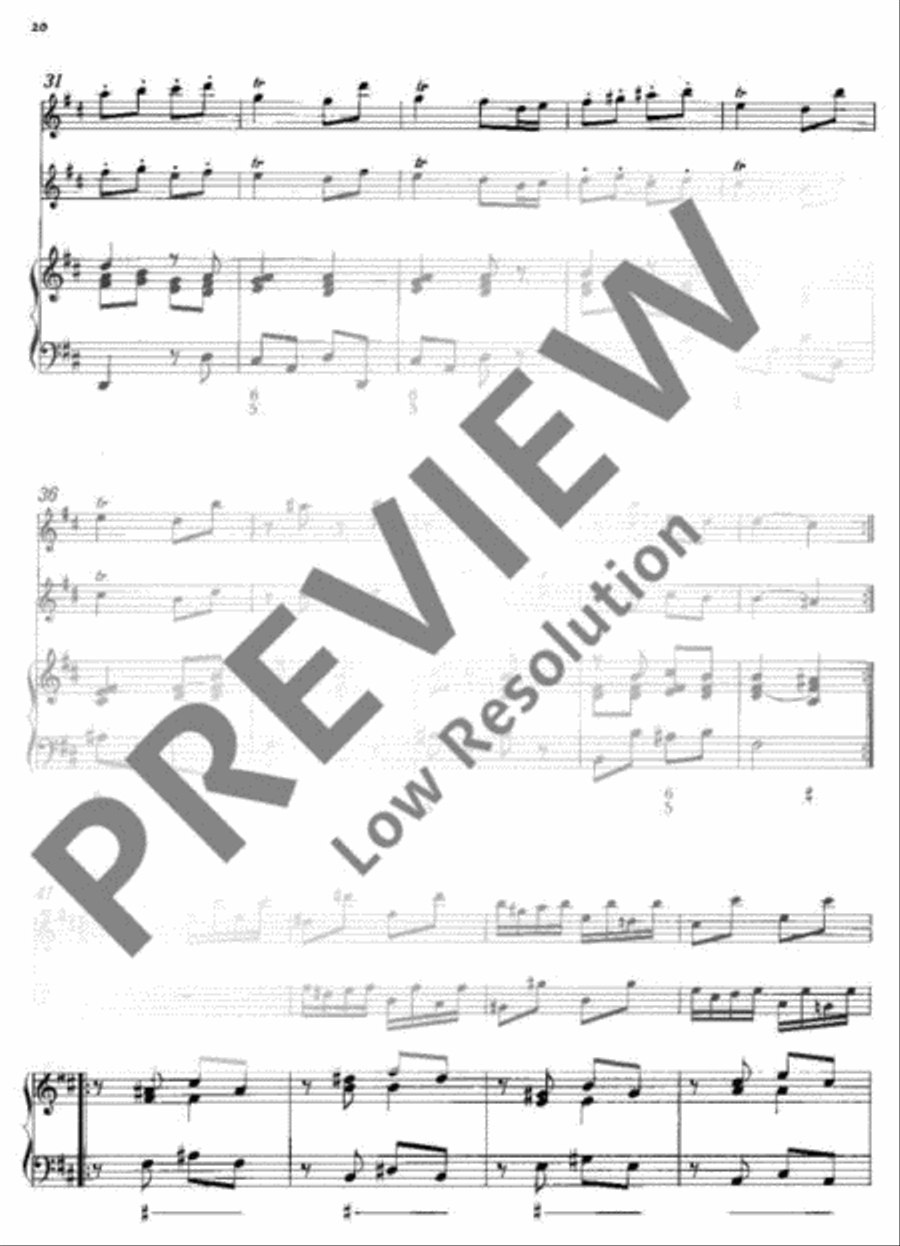 Triosonata B minor Triosonata B minor Flute scores gallery preview page 21