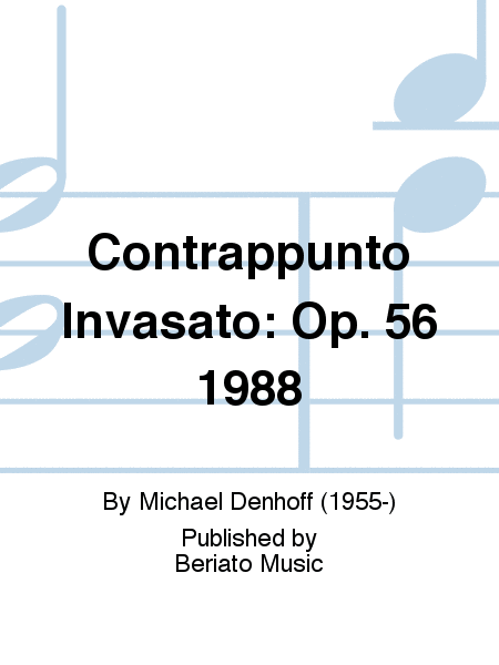 Contrappunto Invasato: Op. 56 1988