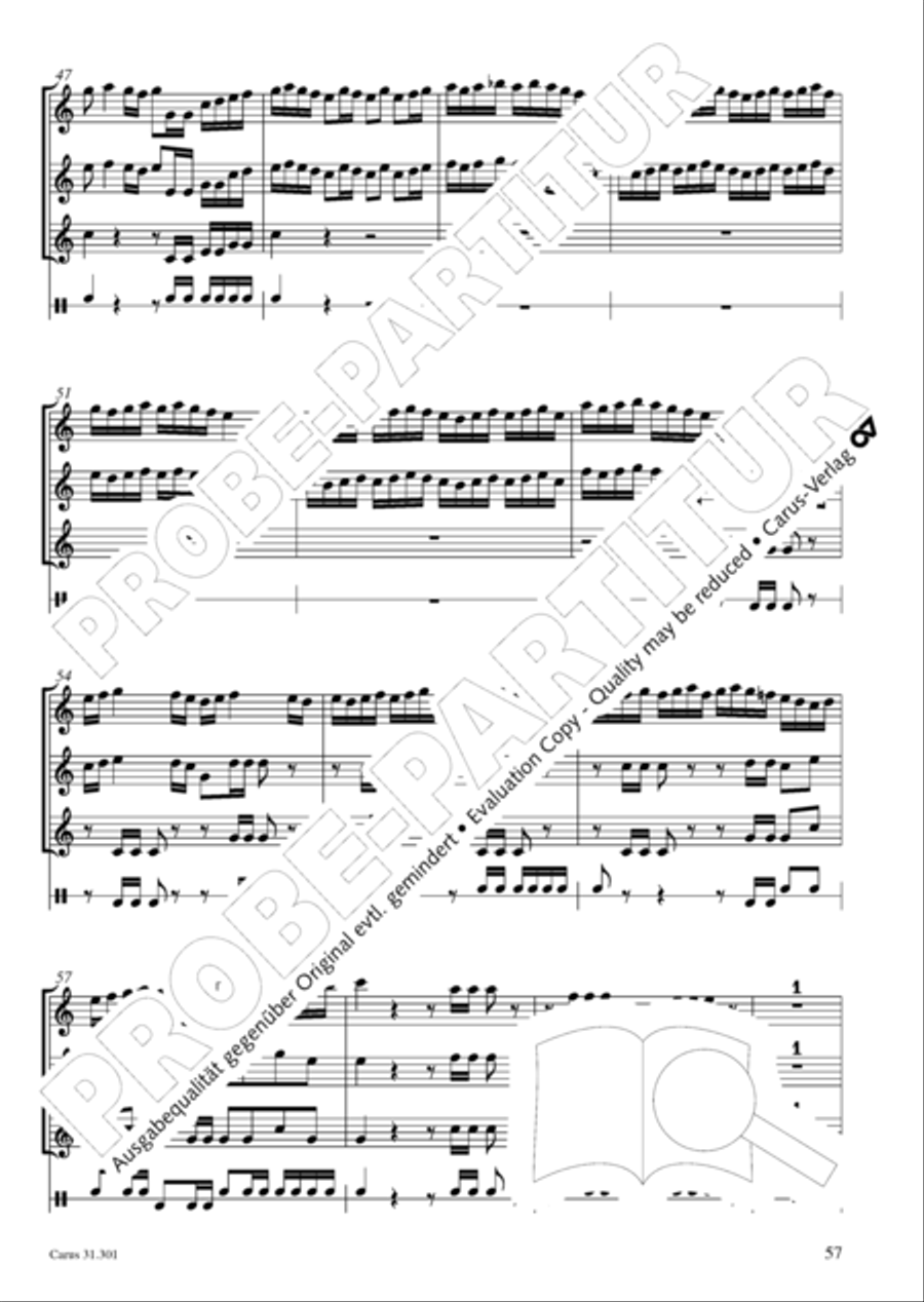 Bach for Brass 1: Cantatas I Voice scores gallery preview page 66