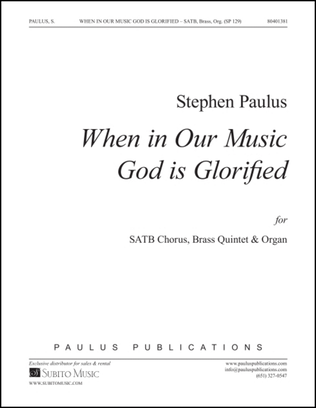 Book cover for When in Our Music God is Glorified