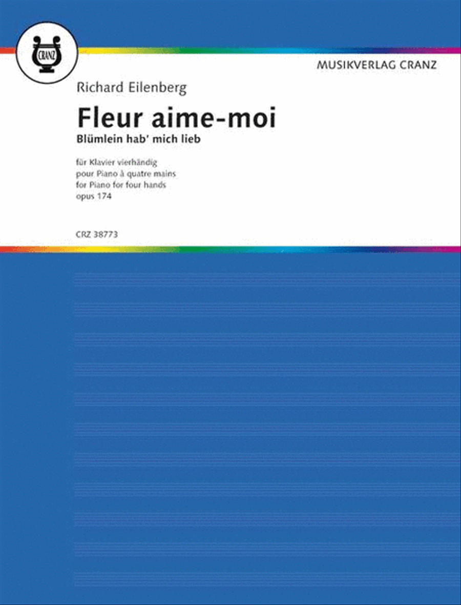 Eilenberg R Bluemlein Hab Mich Lieb Op174 Piano Duet scores gallery preview page 1
