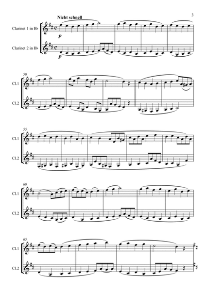 Schumann: Album für die Jugend (Album for the Young) (Op.68)(Set 1) 1,2,3,5,6,7,8,) clarinet duet image number null