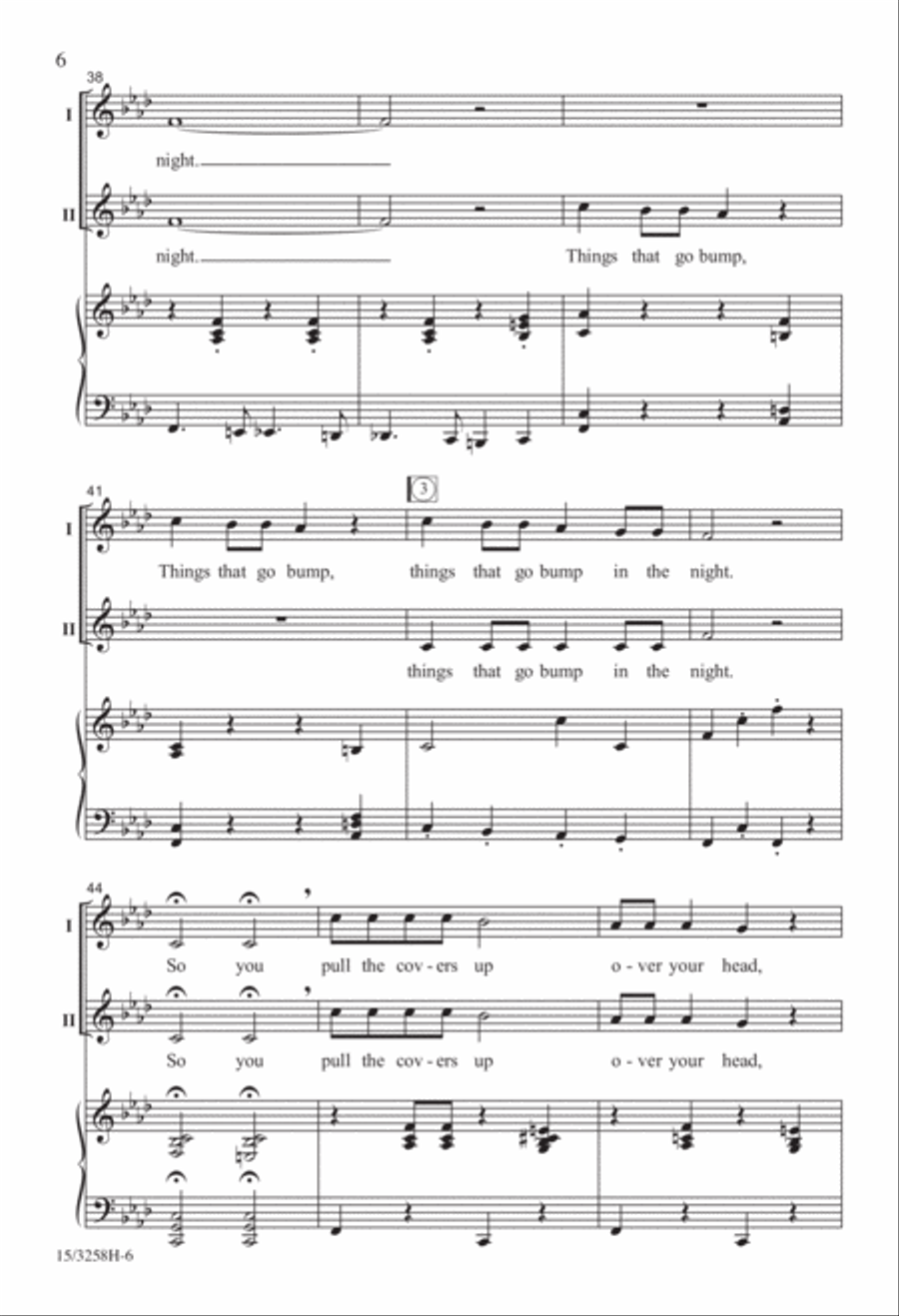 Things That Go Bump in the Night 2-Part scores gallery preview page 6