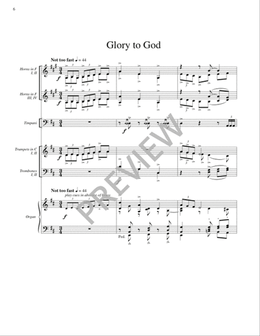 Mass for the City (Full Score) 4-Part scores gallery preview page 6
