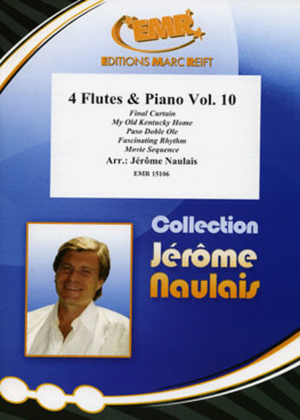 Book cover for 4 Flutes & Piano Vol. 10