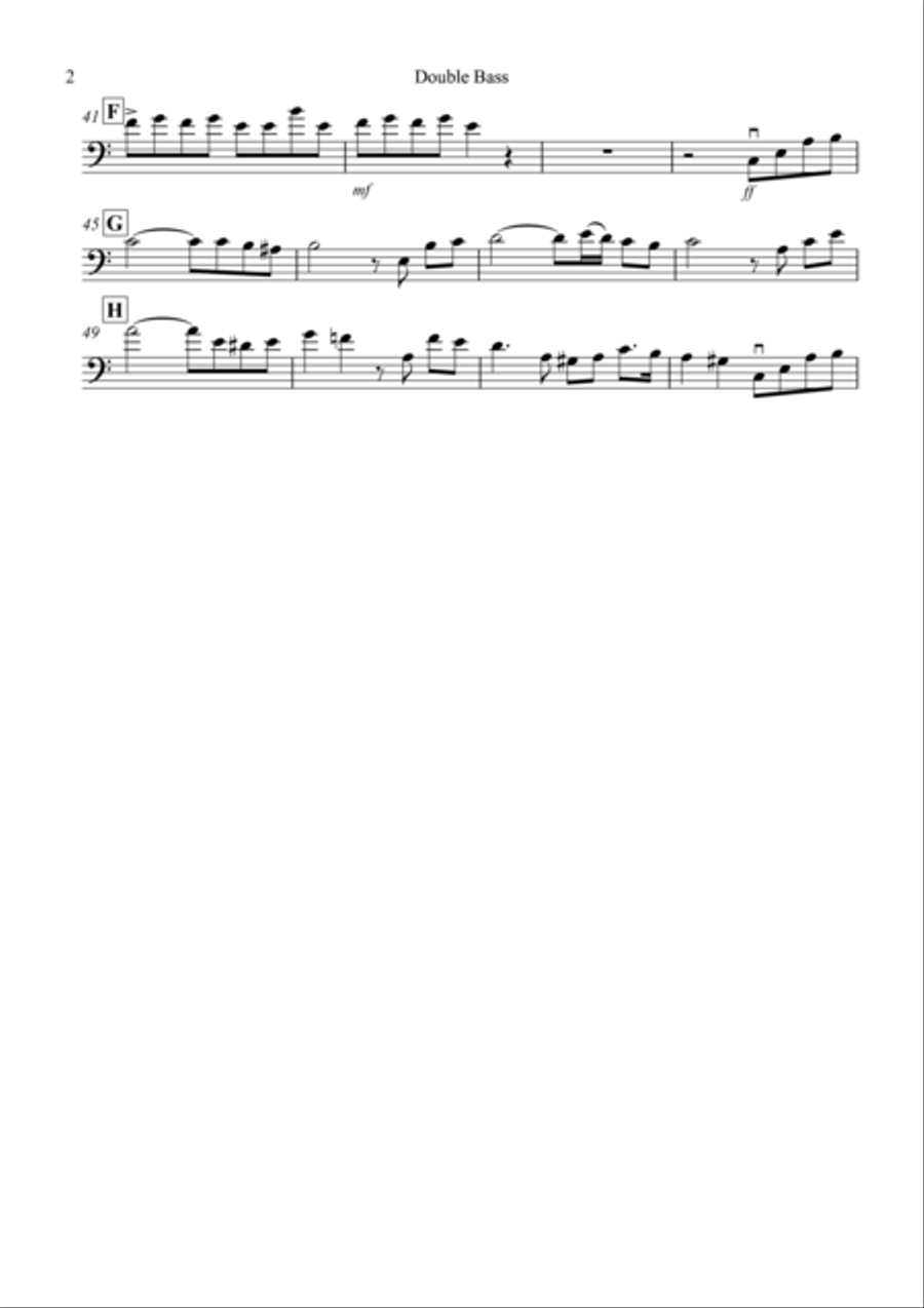 Tasty Tango for Double Bass and Piano String Duet scores gallery preview page 5