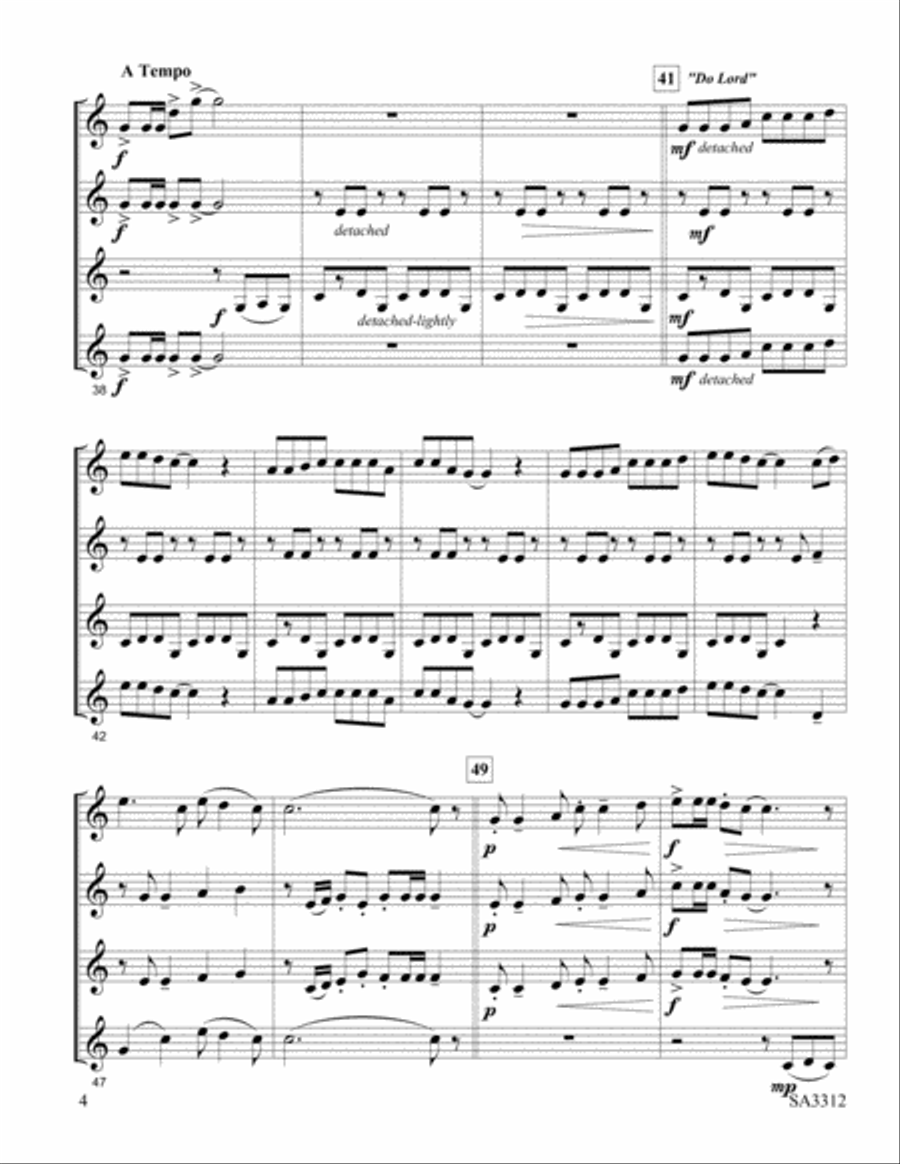 Three for 3 or 4 (or More) Cornet scores gallery preview page 5