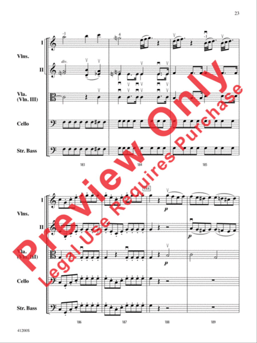 Allegro Molto String Orchestra scores gallery preview page 24