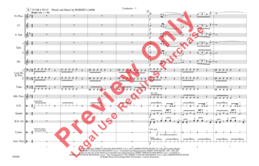 Shorties #18 Marching Band scores gallery preview page 21