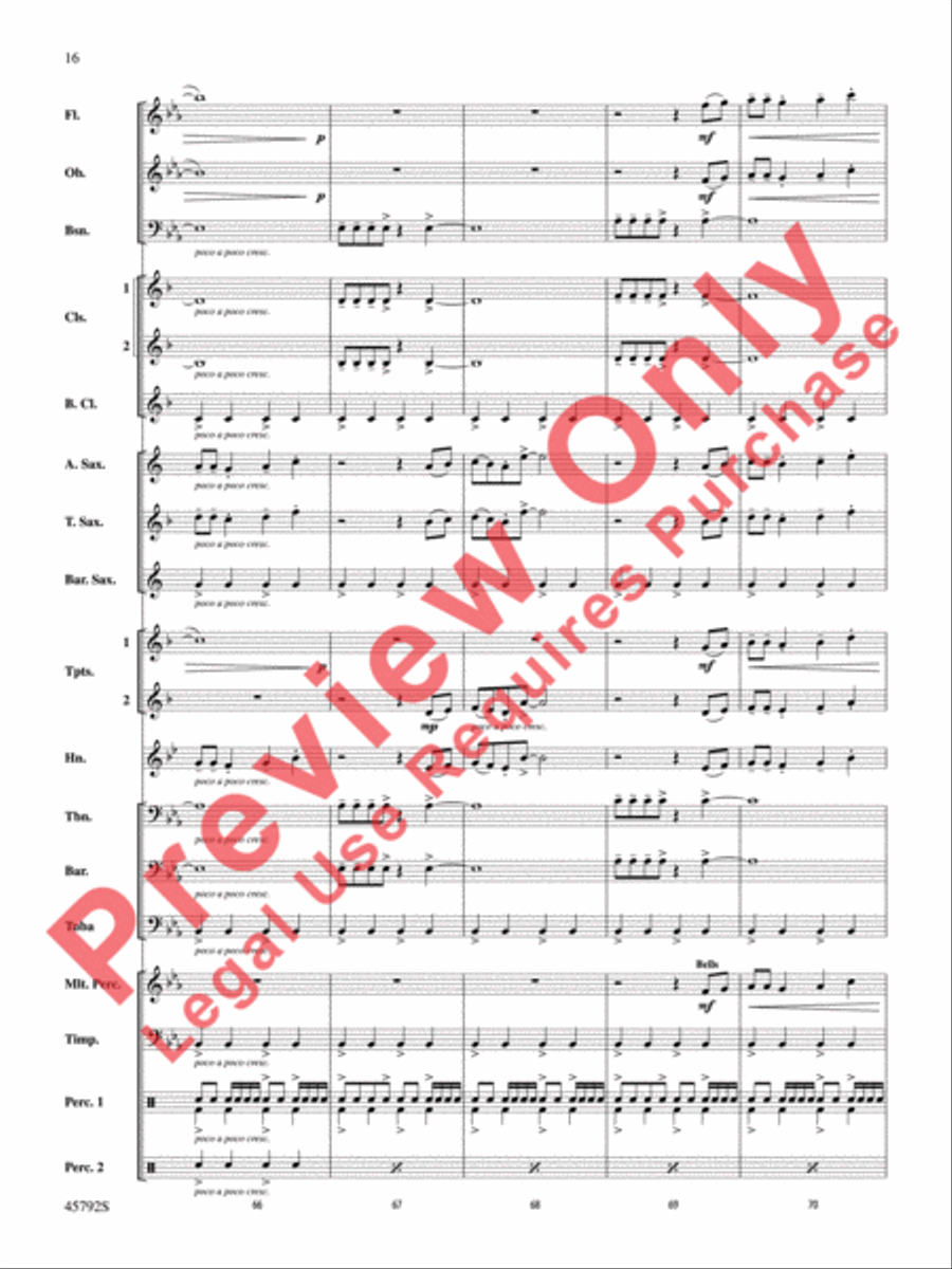 First Sun First Sun Concert Band scores gallery preview page 17