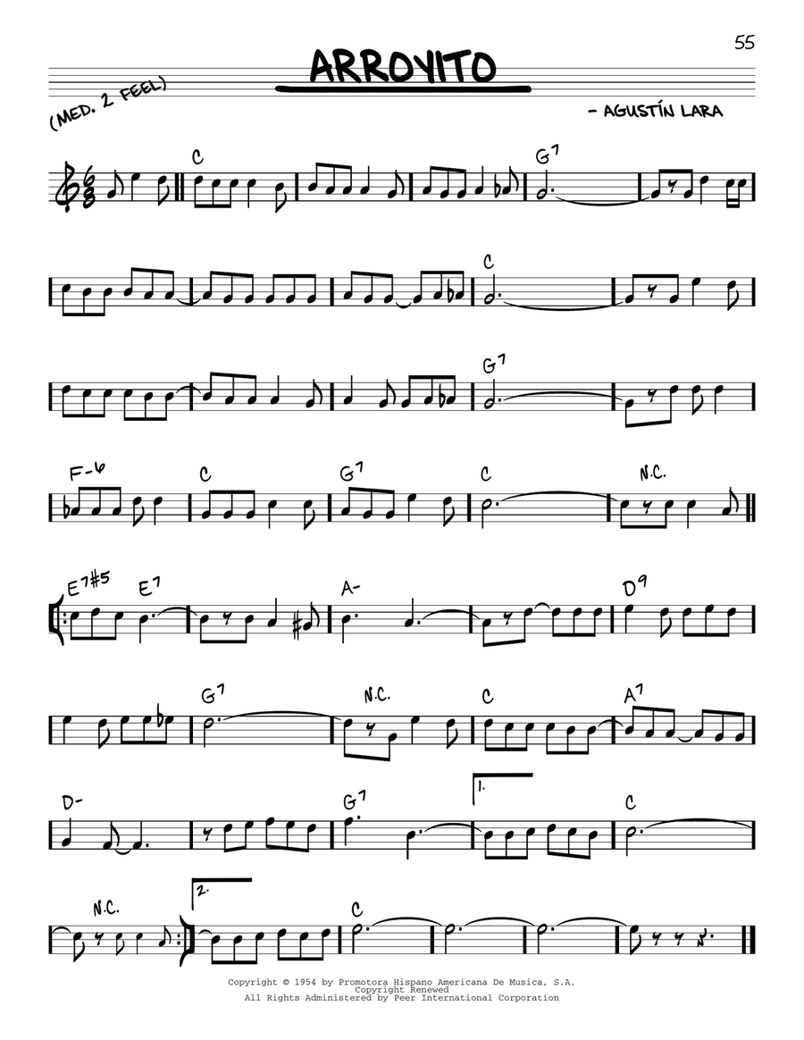 Arroyito Arroyito Piano scores gallery preview page 1