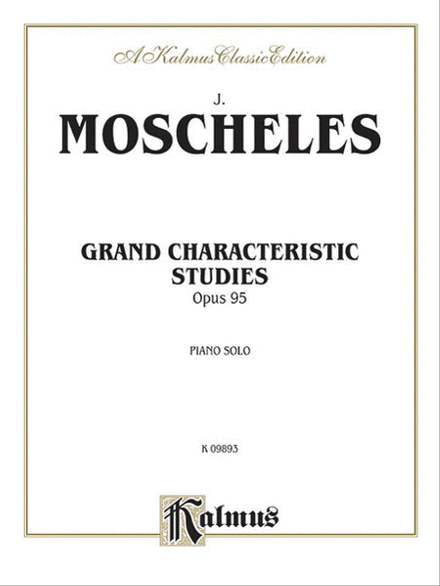 Grand Characteristic Studies, Op. 95 Piano Method scores gallery preview page 1