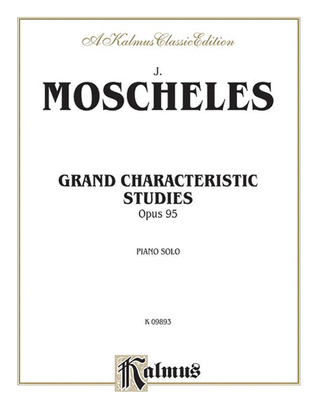 Book cover for Grand Characteristic Studies, Op. 95