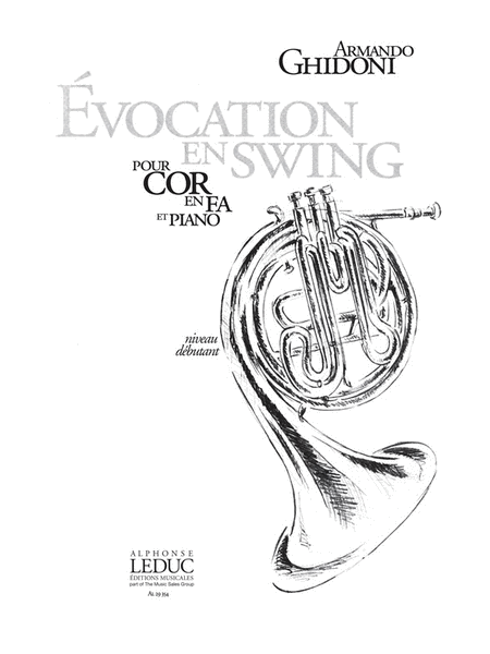 Evocation En Swing (debutant) Pour Cor Et Piano