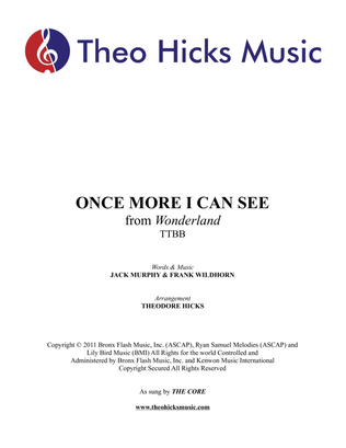 Book cover for Once More I Can See
