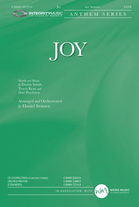 Book cover for Joy - CD ChoralTrax
