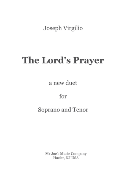 The Lord's Prayer (soprano-tenor duet)