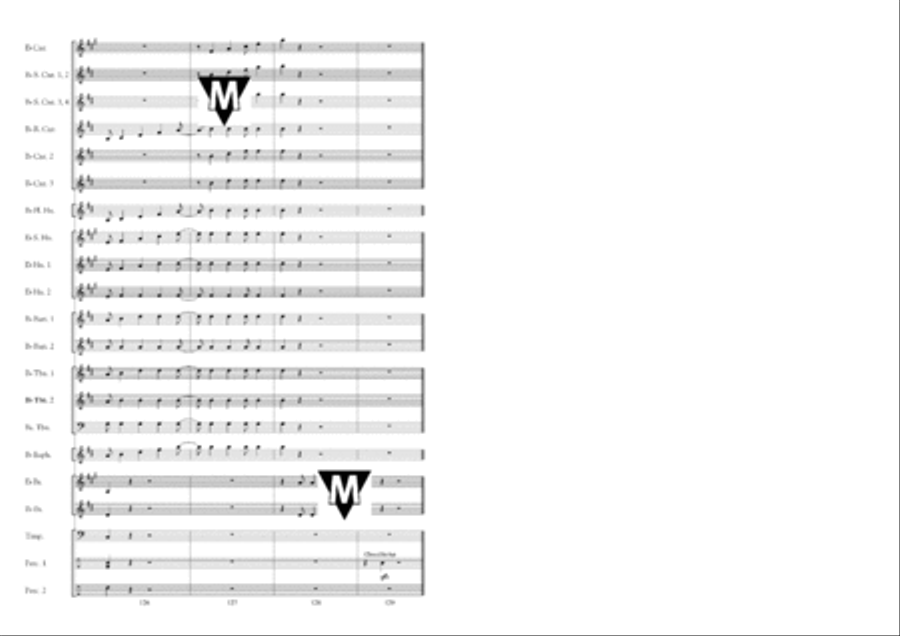 Tuba Gospel Brass Band scores gallery preview page 14