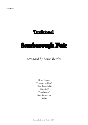 Book cover for Scarborough Fair (Brass choir)