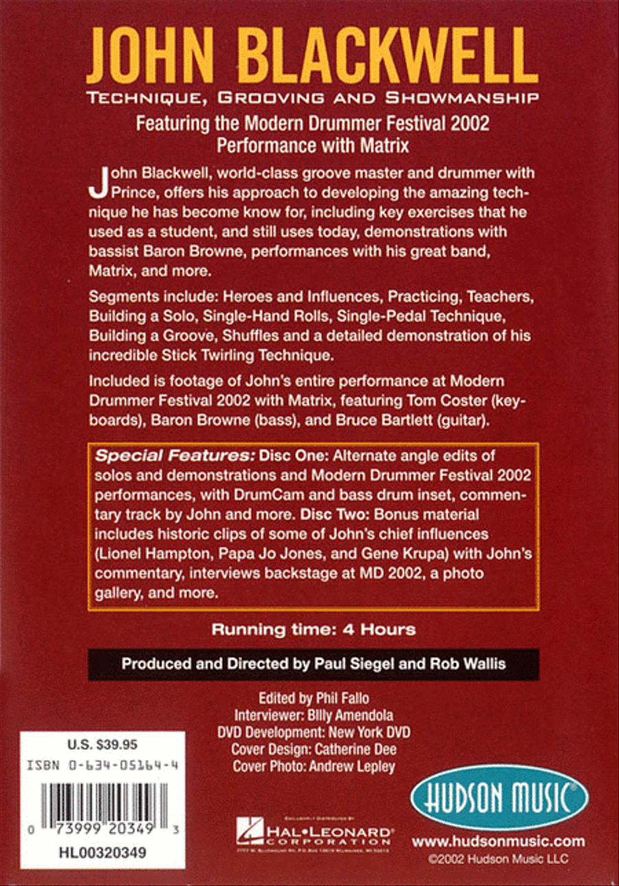 John Blackwell - Technique, Grooving and Showmanship Drums scores gallery preview page 2