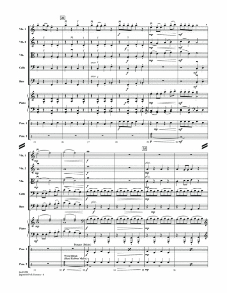 Japanese Folk Fantasy - Conductor Score (Full Score)