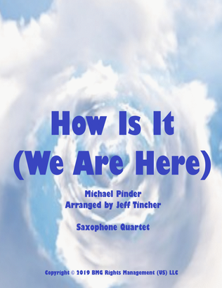 Book cover for How Is It(We Are Here)