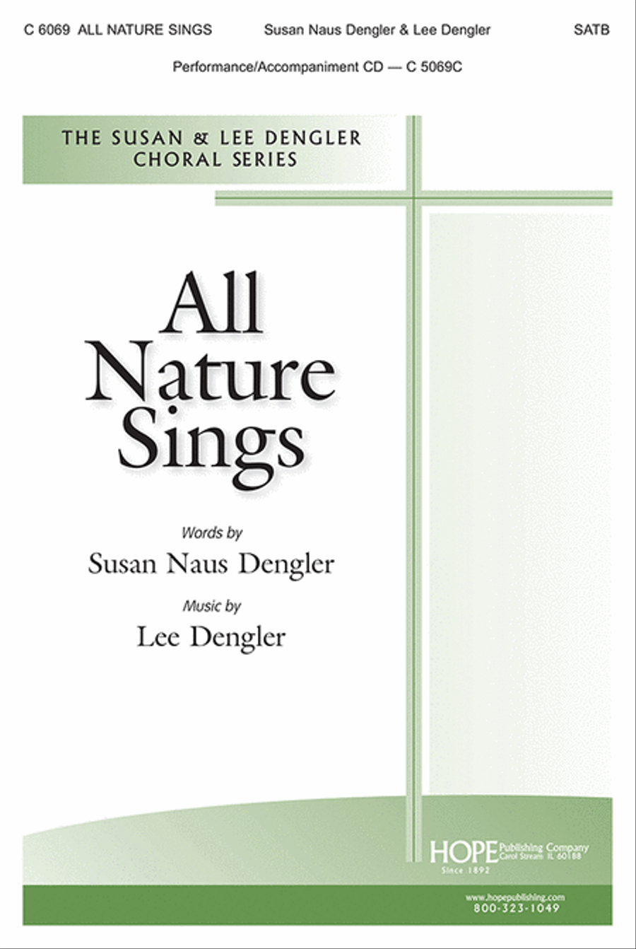 All Nature Sings-SATB 4-Part scores gallery preview page 1