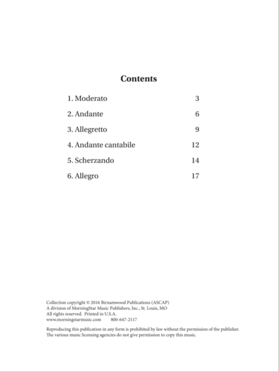 Six Voluntaries for Organ, Set 1 Organ scores gallery preview page 2