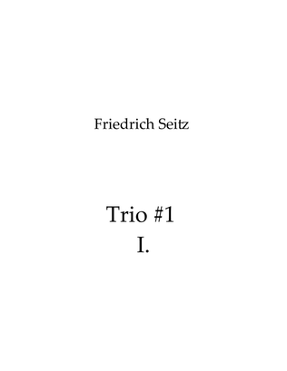 Book cover for Trio #1 I. Allegro moderato