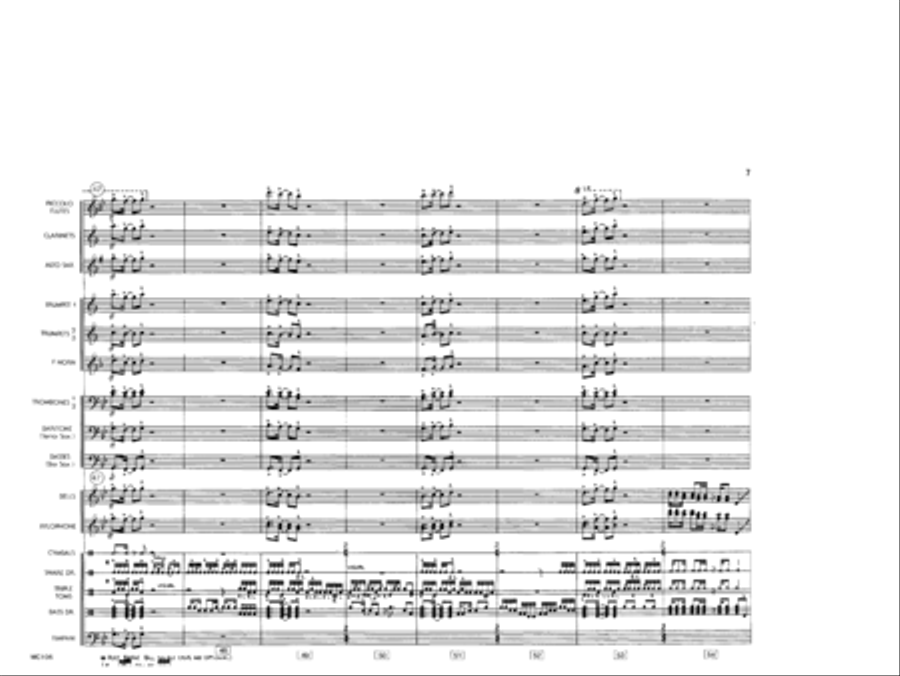 Spanish Fever Marching Band scores gallery preview page 8