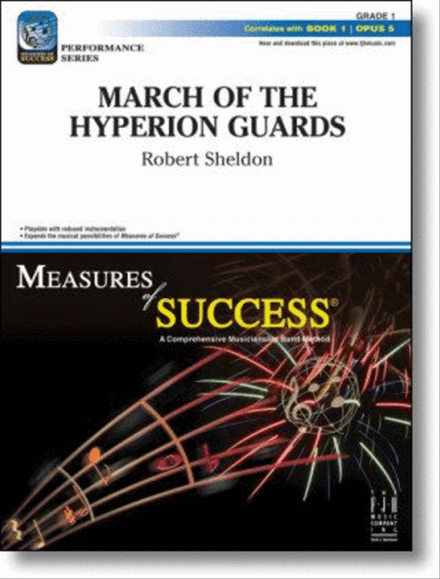 March of the Hyperion Guards Concert Band scores gallery preview page 1