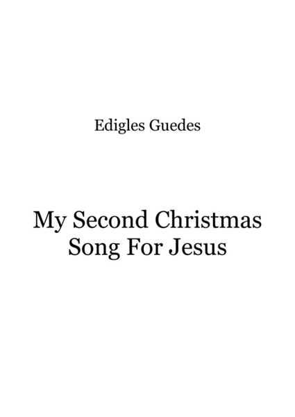 My Second Christmas Song For Jesus image number null