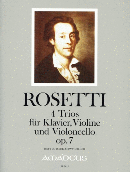 4 Trios for Piano, Violin and Cello op. 7 RWV D37-D38 Book 2