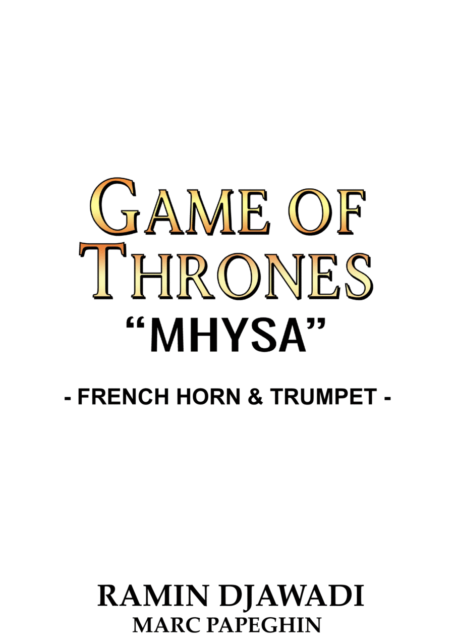 Mhysa Brass Duet scores gallery preview page 1