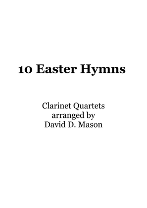10 Easter Hymns for Clarinet Quartet with piano accompaniment