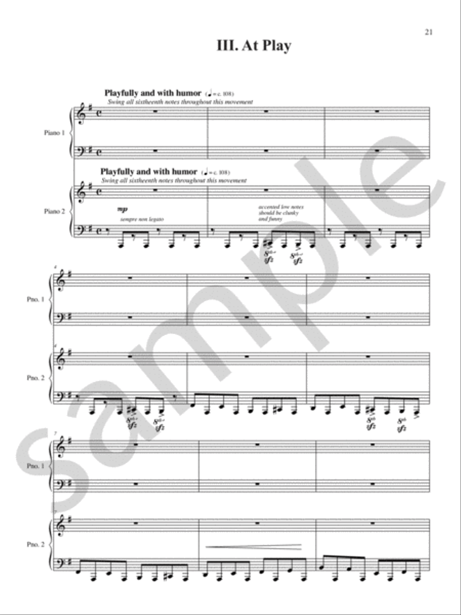 Tenement Rhapsody Tenement Rhapsody Chamber Music scores gallery preview page 11