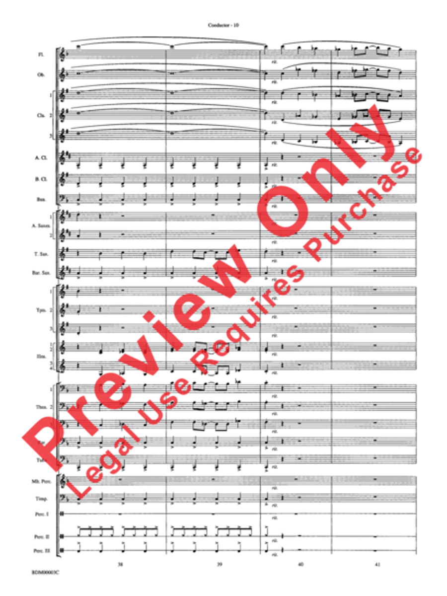 Overture de Argentina Overture de Argentina Concert Band scores gallery preview page 12