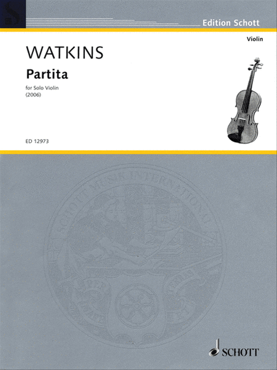 Partita Violin Solo scores gallery preview page 1