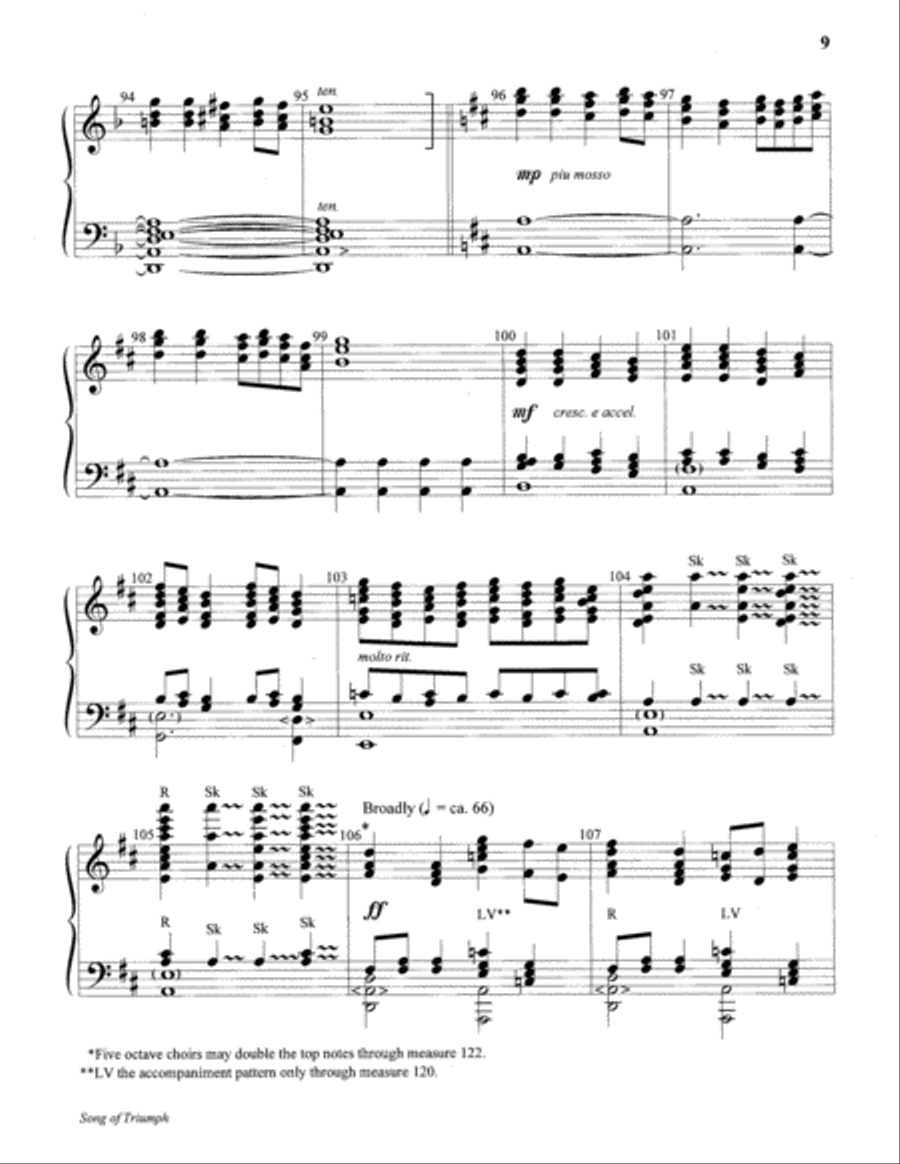 Song of Triumph