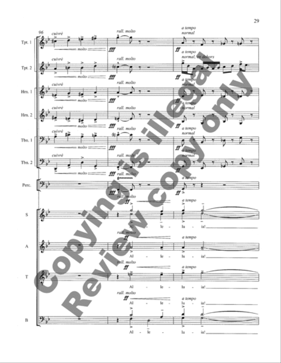 O Magnum Mysterium (Full Score) Choir scores gallery preview page 48